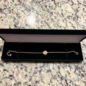 Tory Burch Gold Miller Crystal Pavé bracelet